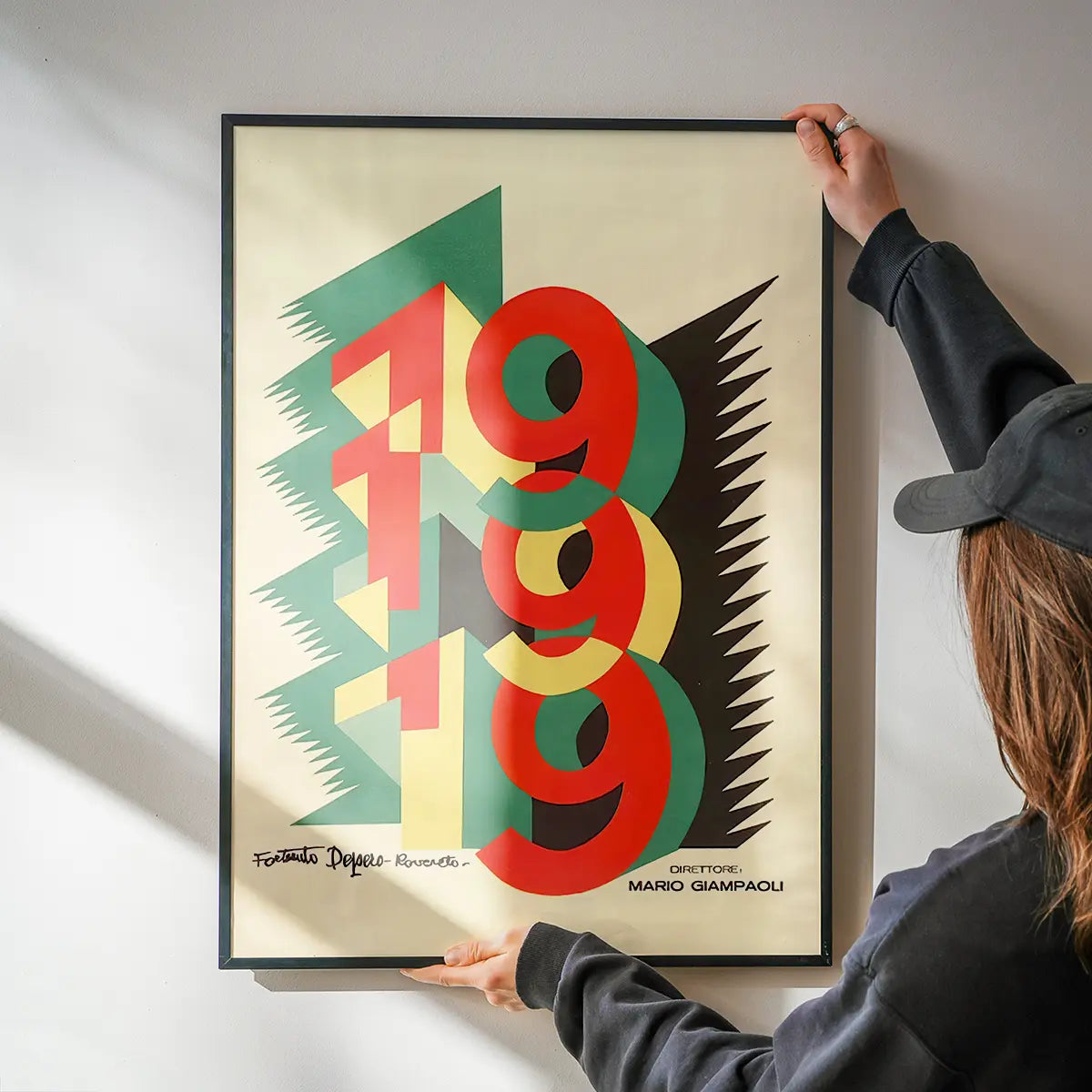 191919 Fortunato Depero Poster Typography Print