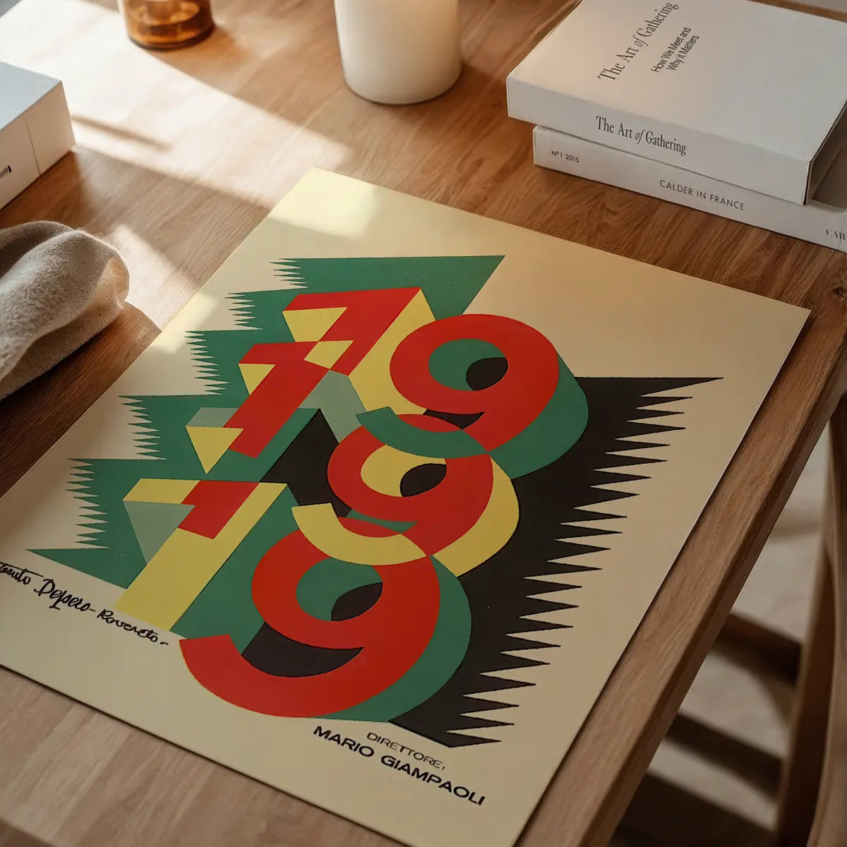 191919 Fortunato Depero Poster Typography Print