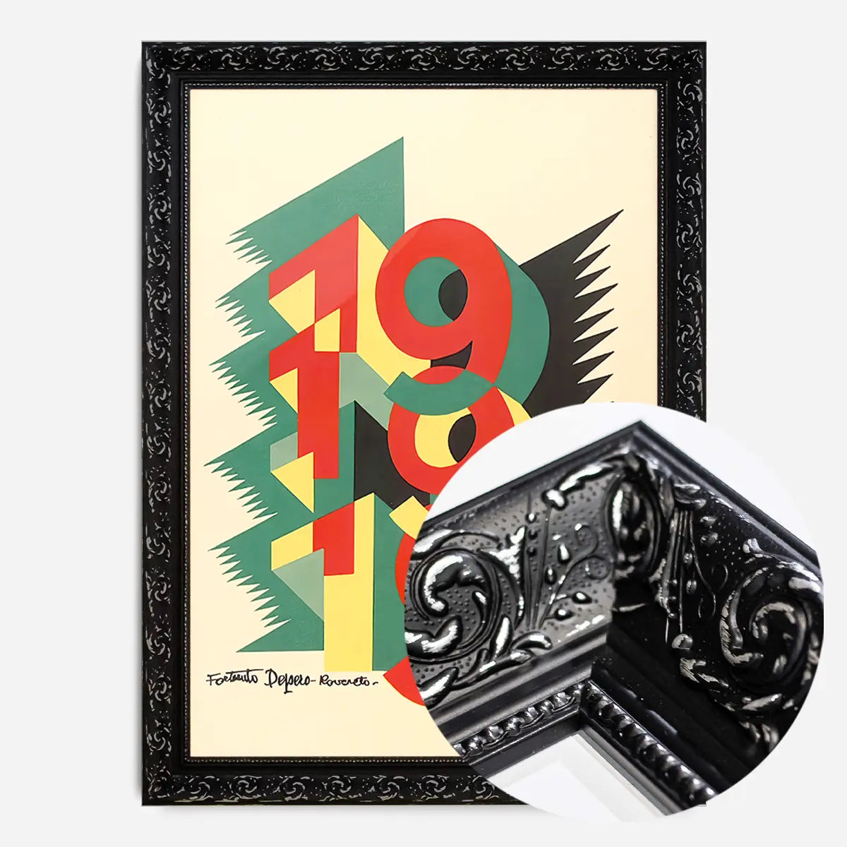 191919 Fortunato Depero Poster Typography Print