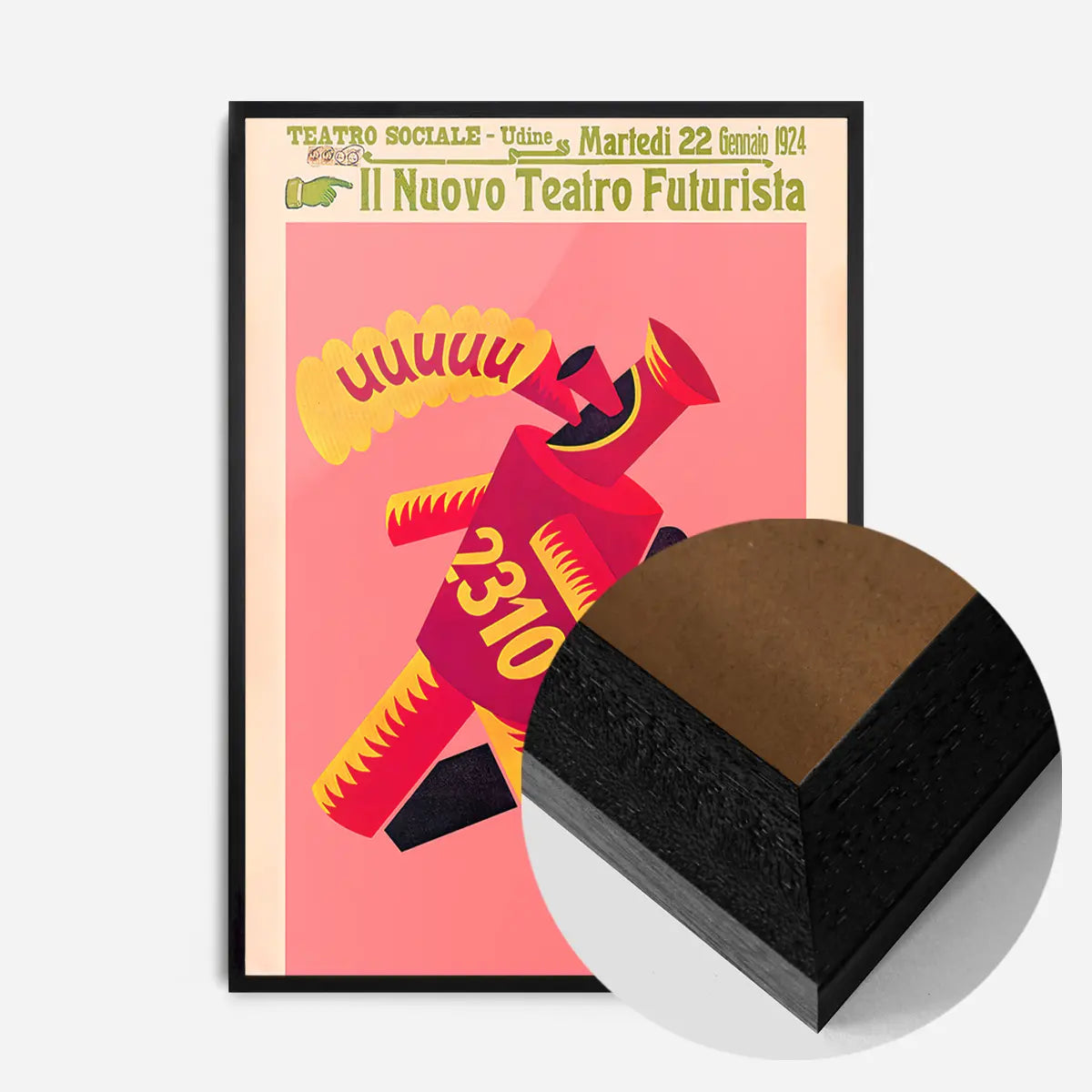 Teatro Futurista Fortunato Depero Design Poster Print