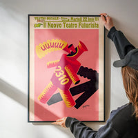 Teatro Futurista Fortunato Depero Design Poster Print
