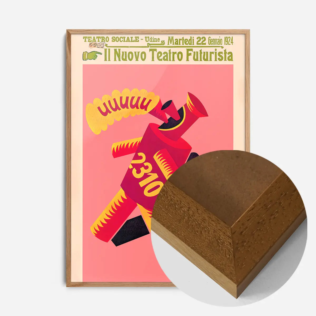 Teatro Futurista Fortunato Depero Design Poster Print