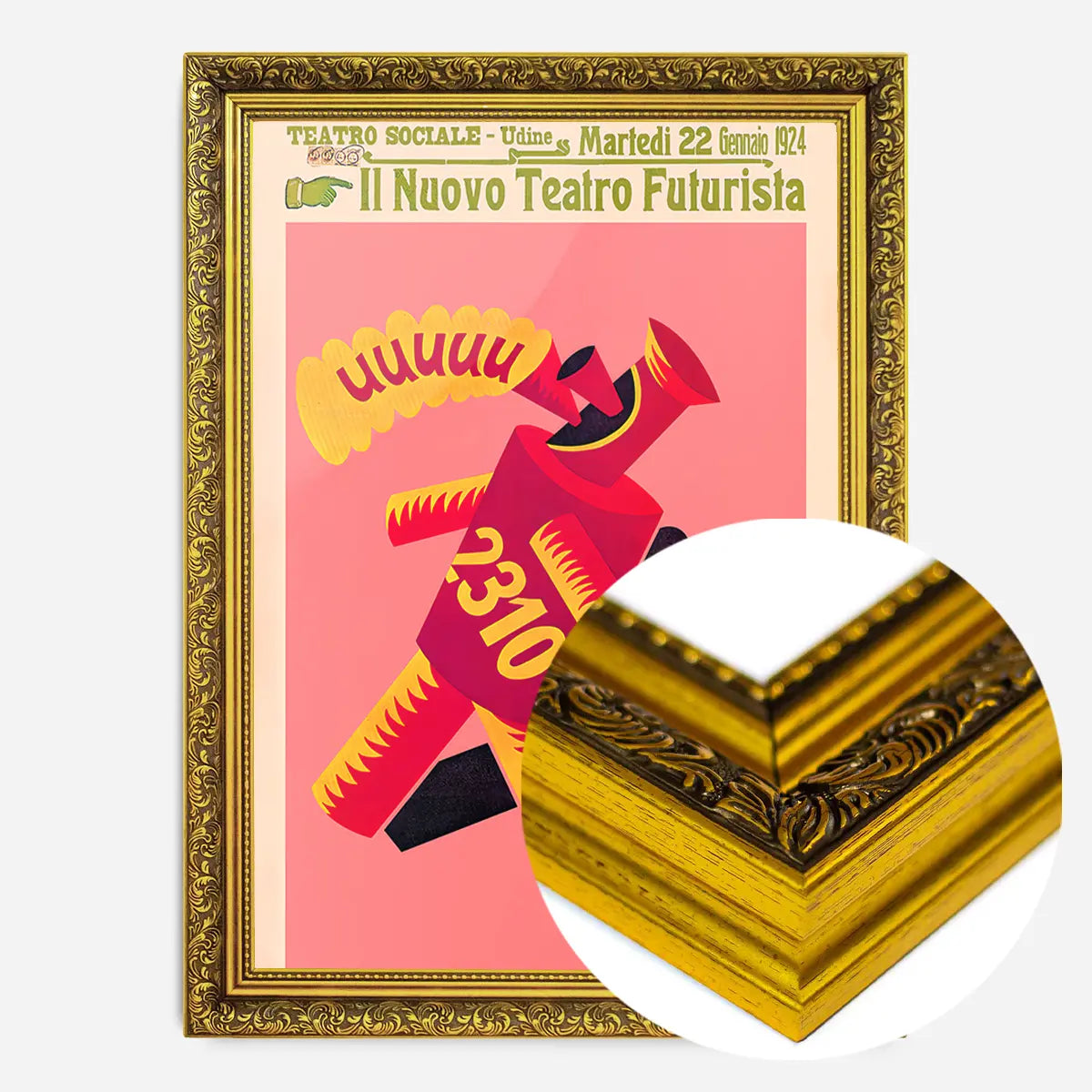 Teatro Futurista Fortunato Depero Design Poster Print