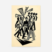 Black and White Cordial Bitter Design Poster Print