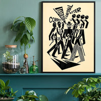 Black and White Cordial Bitter Design Poster Print