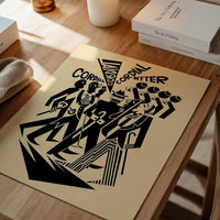 Black and White Cordial Bitter Design Poster Print