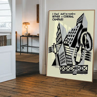 Bitter e Cordial Campari Fortunato Depero Design Poster Print