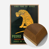 Pedro Domeco Vintage Sherry Tiger Poster Print