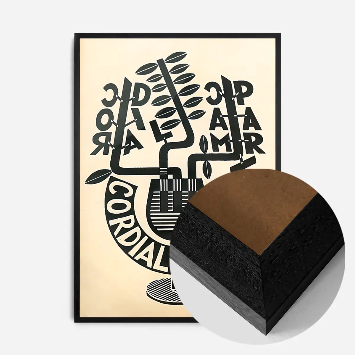 Cordial Campari Glass Fortunato Depero Design Print