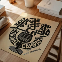 Cordial Campari Glass Fortunato Depero Design Print