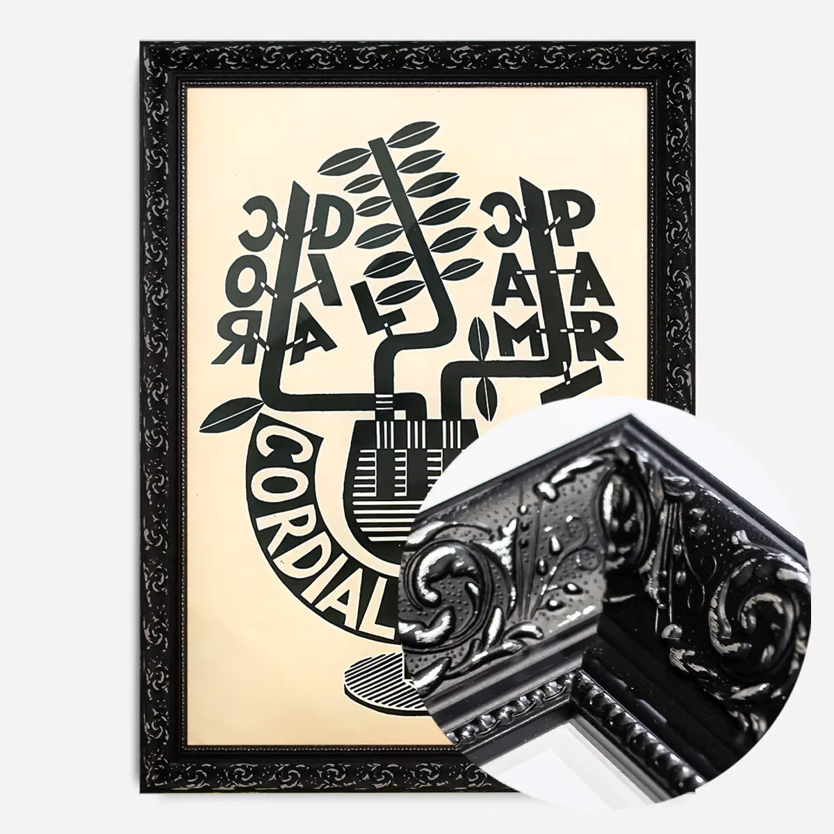 Cordial Campari Glass Fortunato Depero Design Print