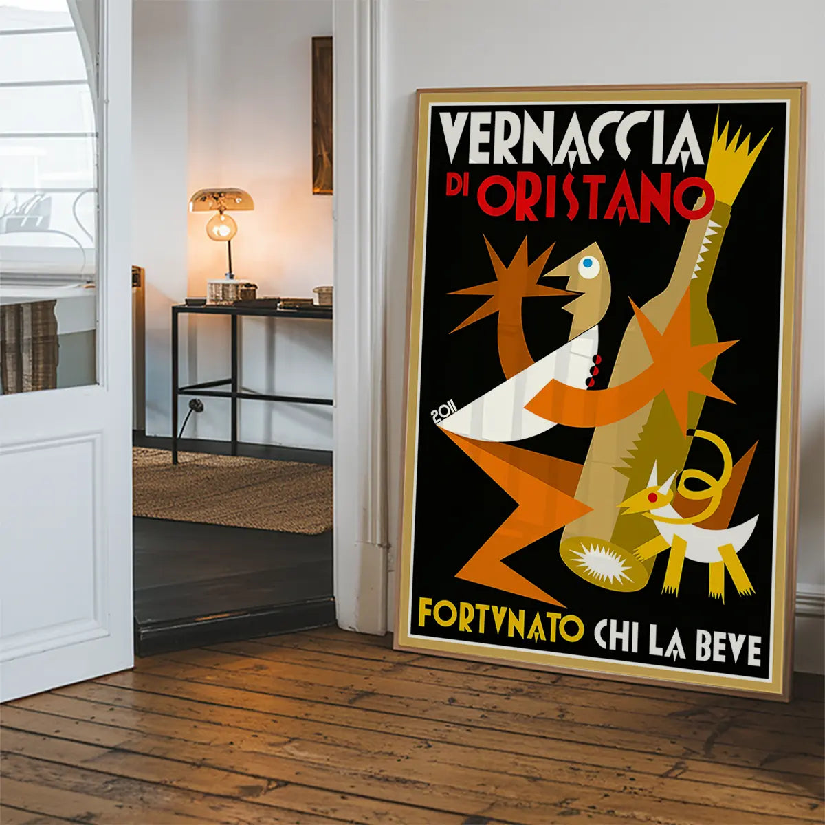 Vernaccia di Oristano Vintage Alcohol Design Poster Print