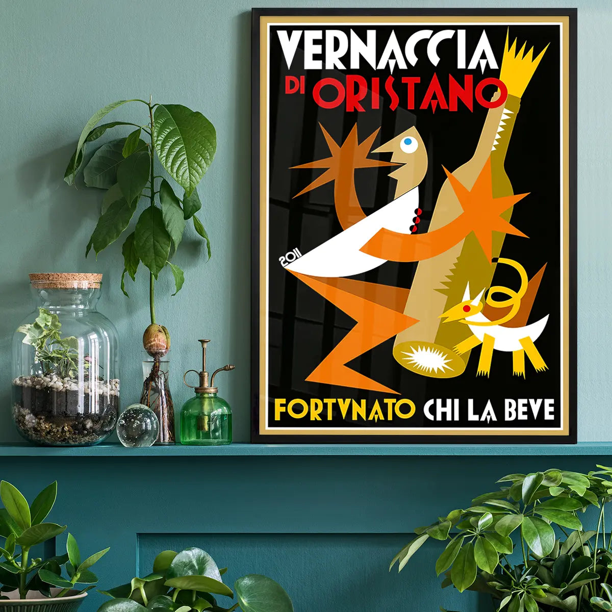 Vernaccia di Oristano Vintage Alcohol Design Poster Print