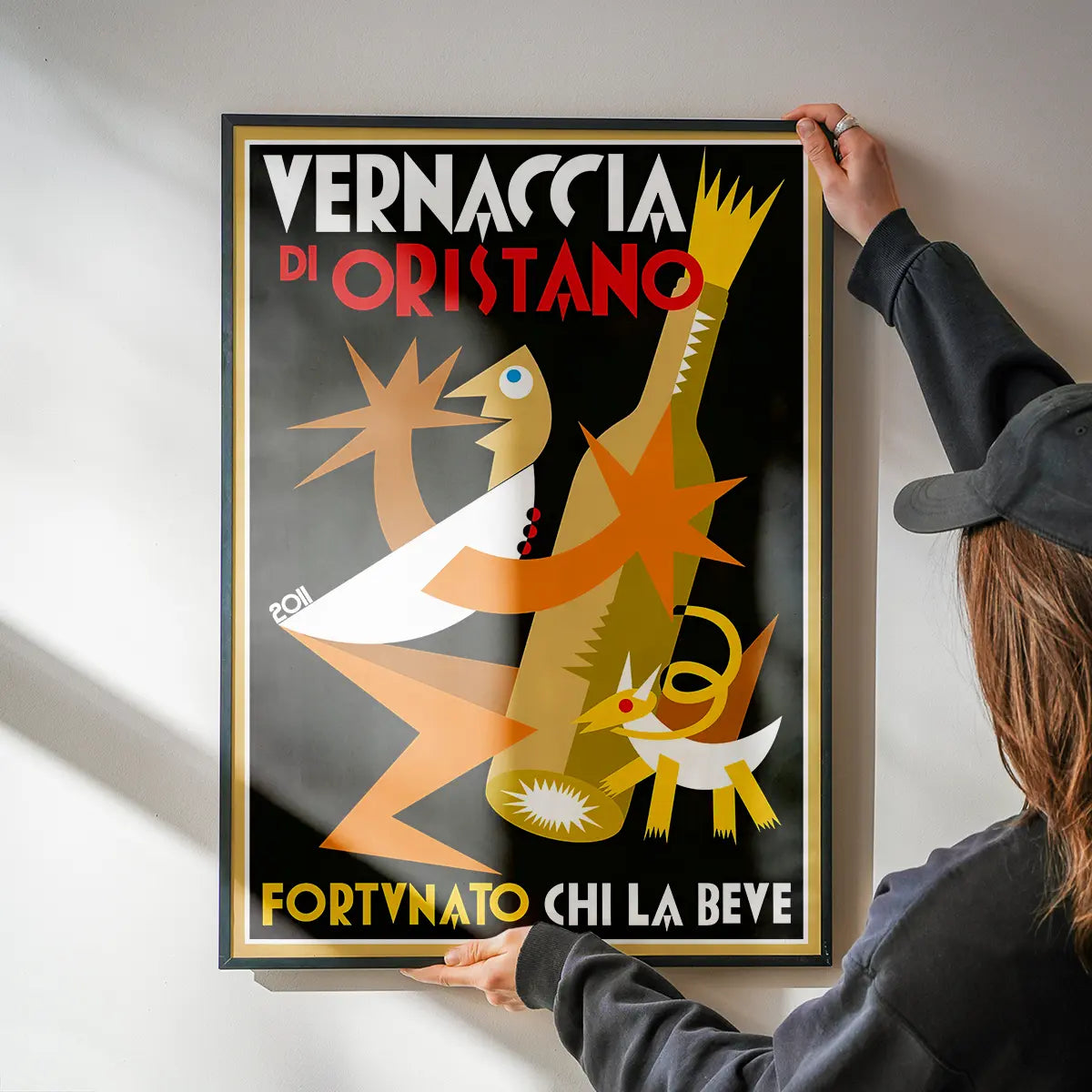 Vernaccia di Oristano Vintage Alcohol Design Poster Print