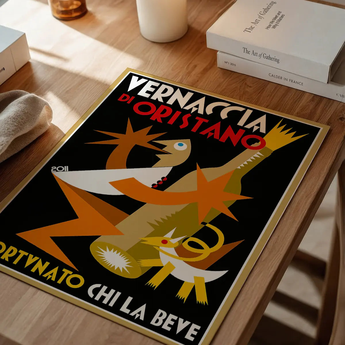Vernaccia di Oristano Vintage Alcohol Design Poster Print