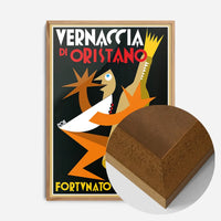 Vernaccia di Oristano Vintage Alcohol Design Poster Print