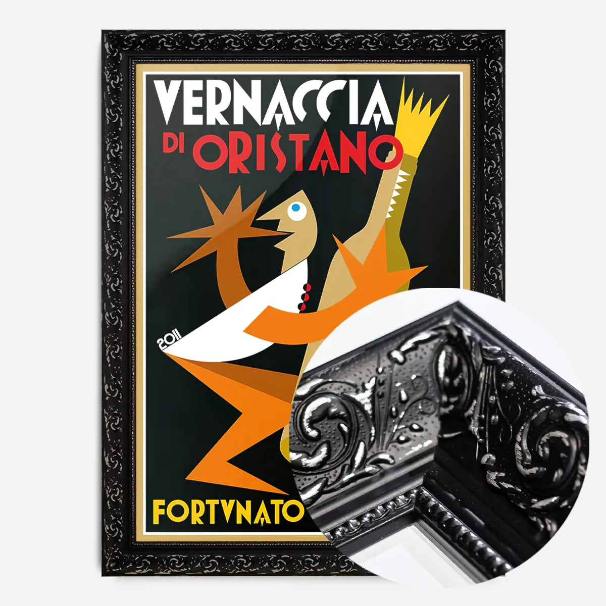 Vernaccia di Oristano Vintage Alcohol Design Poster Print