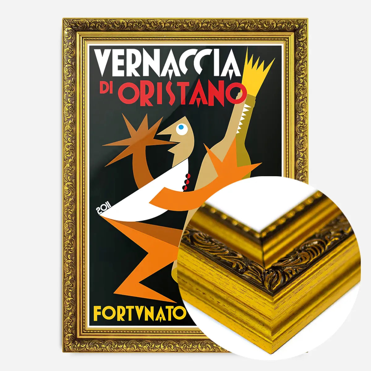 Vernaccia di Oristano Vintage Alcohol Design Poster Print
