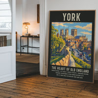 York Minster wall art hanging in a welcoming hallway