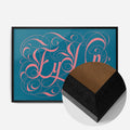 Black Wood Frame