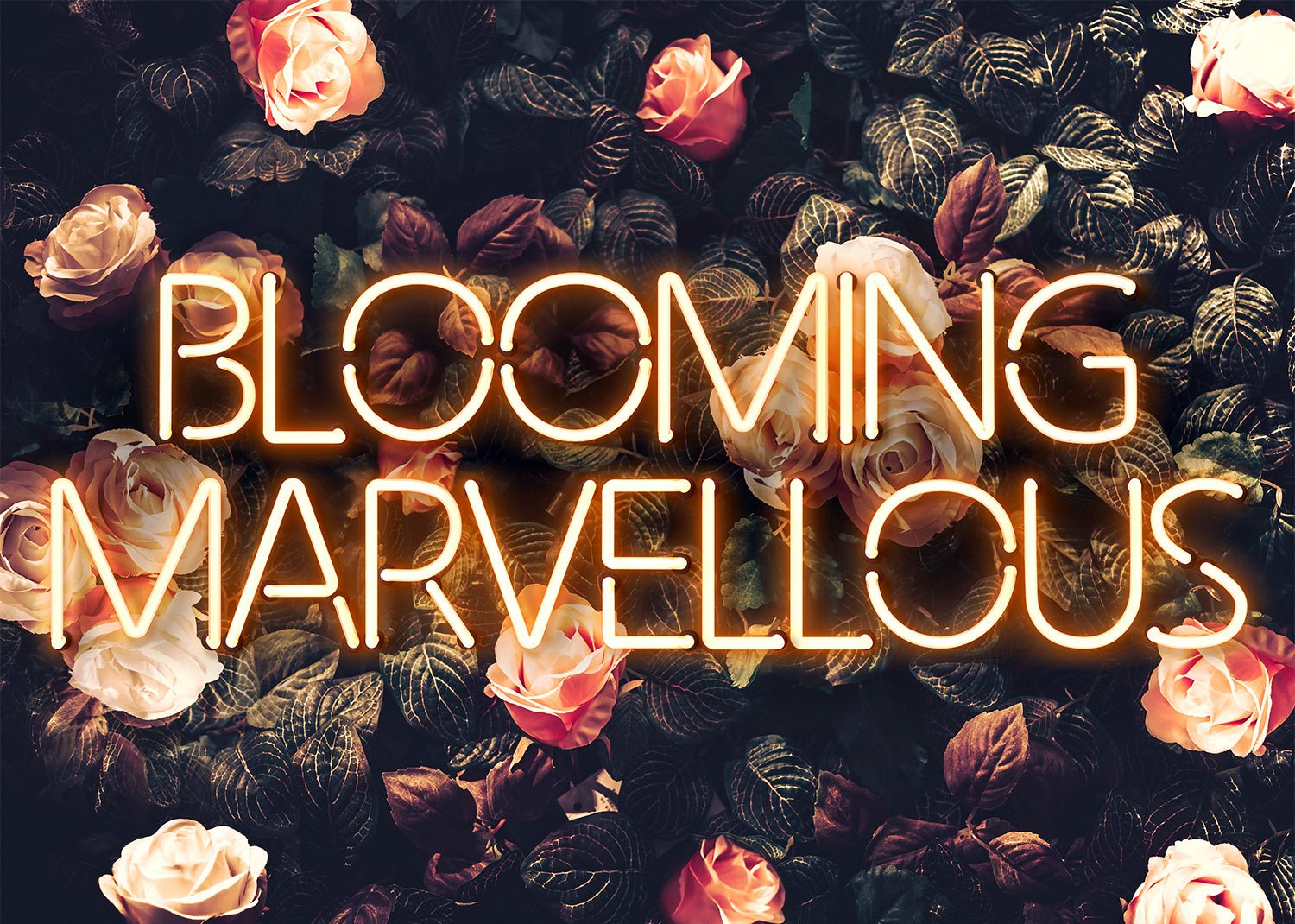 Blooming Mavellous Neon Print