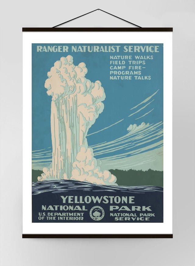Yellowstone National Park America Tourist Print