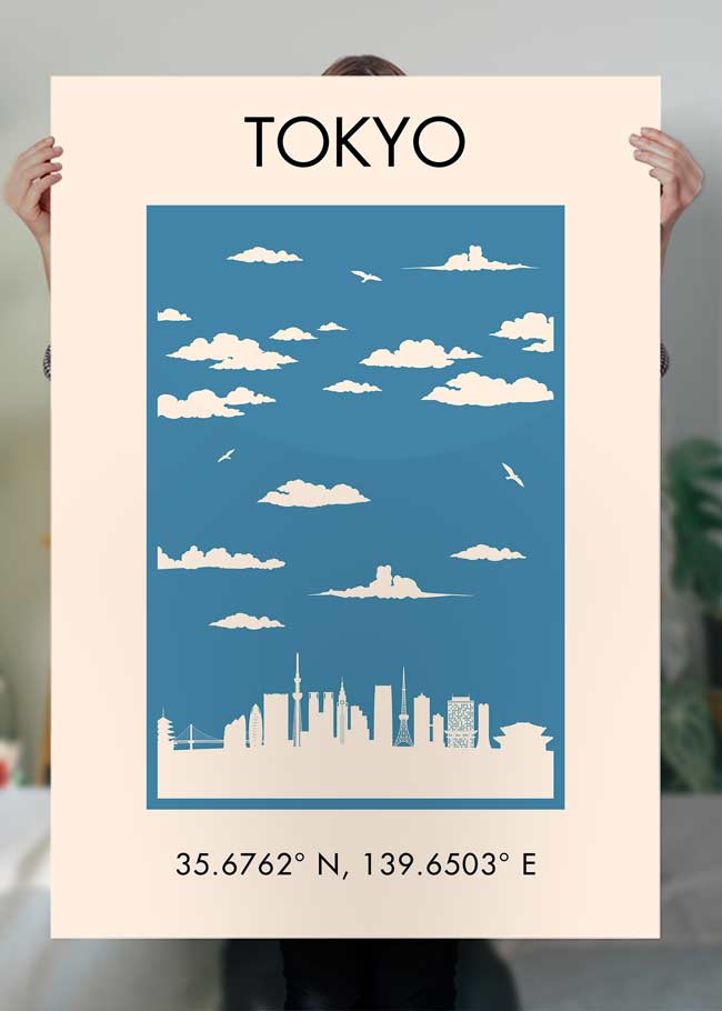 Tokyo Tourist Style Print