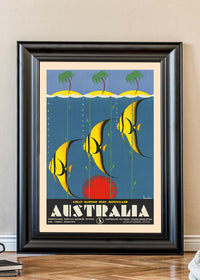 Great Barrier Reef Queensland Australia Fish Tourist Poster