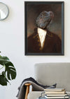 Iguana Portrait Print