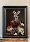Kangaroo Lady Portrait Print