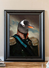 Penguin Military Portrait Print