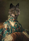 Wolf Lady Portrait Print