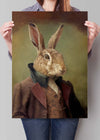 Hare Animal Head Portrait Print