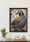 Folk Art Style Bird Print