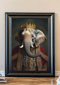 Elephant Animal Portrait Print