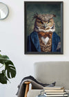 Owl Animal Portrait Print