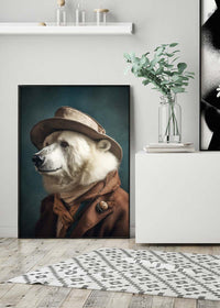 Polar Bear Animal Portrait Print