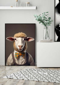 Sheep Animal Portrait Print