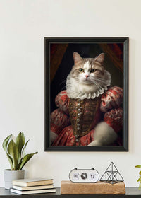 Shorthair Cat Animal Portrait Print