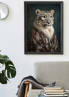 Snow Leopard 1 Animal Portrait Print