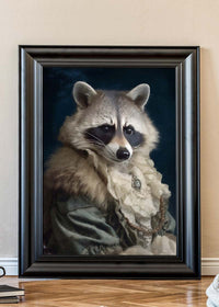 Raccoon Animal Portrait Print