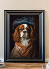 King Charles Spaniel Tan Dog Portrait Print