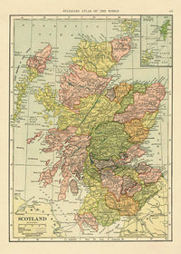 C. S. Hammond map of Scotland