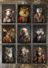 9 Prints & Frames - Animal Head Portraits 3