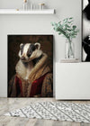 Badger Lady Portrait Print