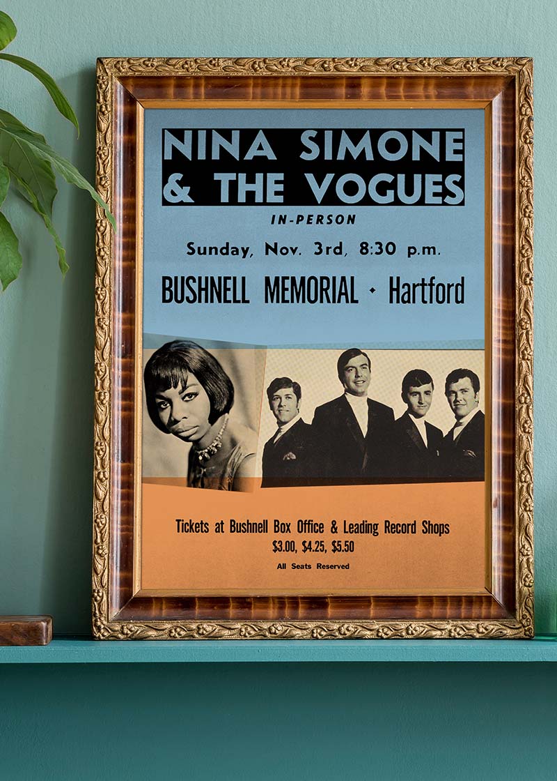 Nina Simone & The Vogues Concert Print