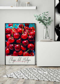Glossy Cherries Fruit Print