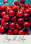 Glossy Cherries Fruit Print