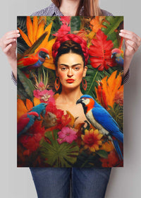 Frida Kahlo Tropical Print