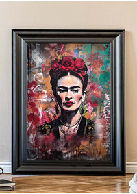 Frida Kahlo Graffiti Stencil Print